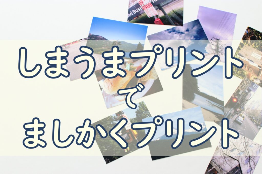 しまうまプリント